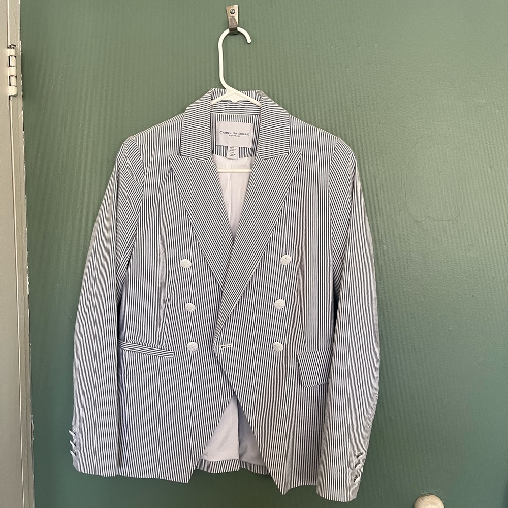 Cotton-Blend Summer Blazer